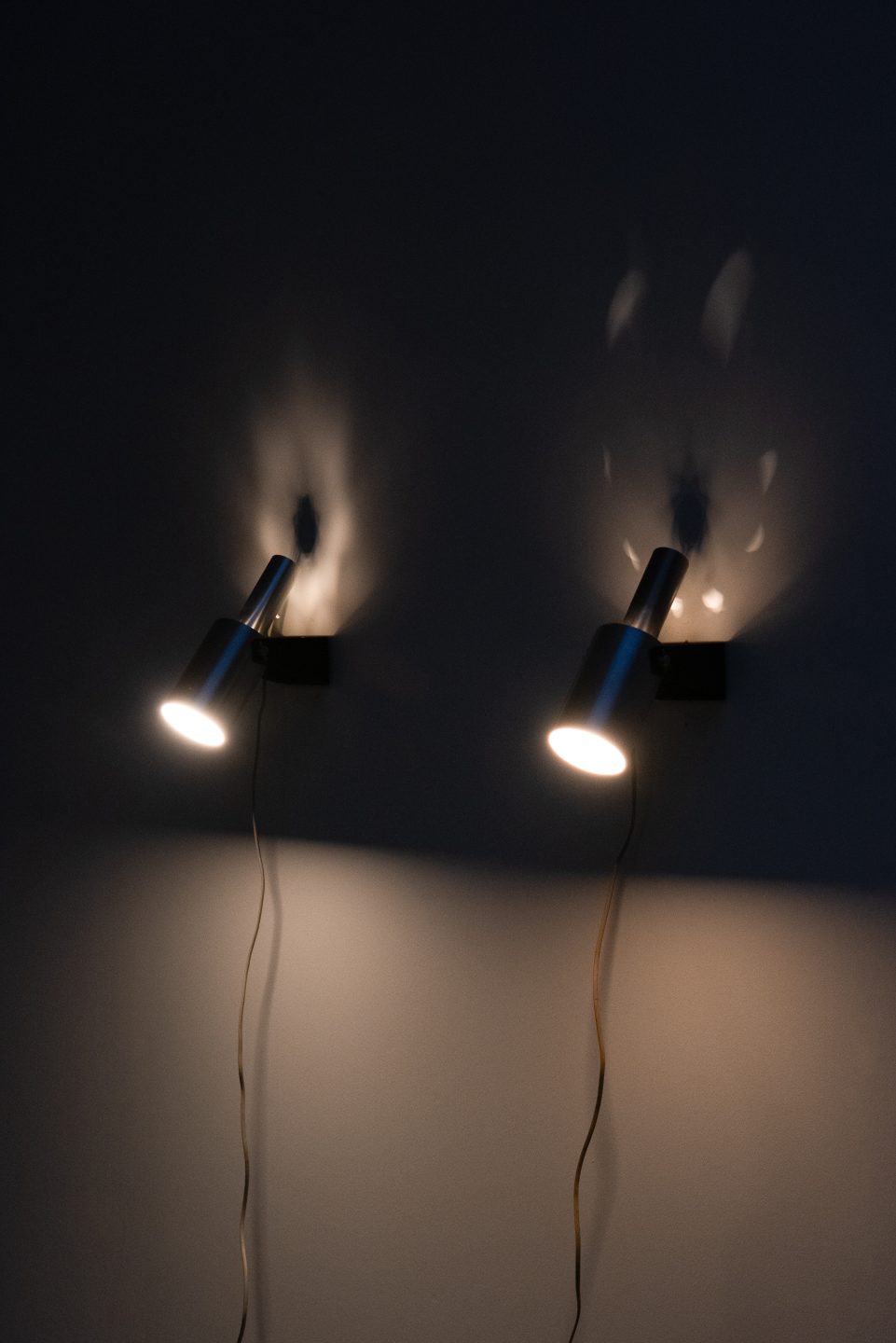 A pair SONET wall lights