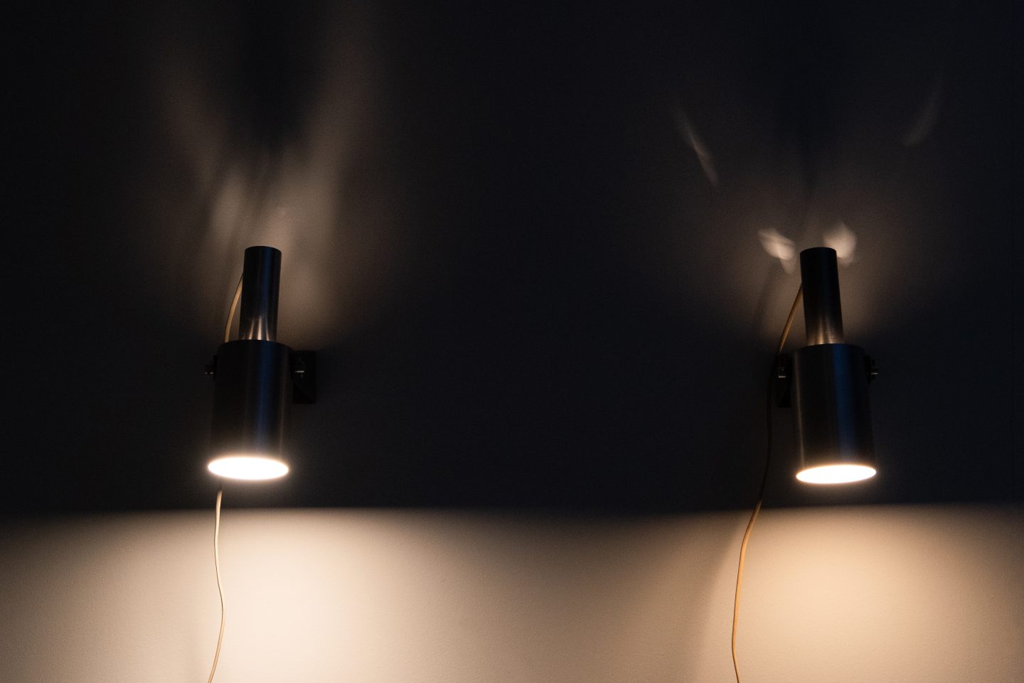 A pair SONET wall lights